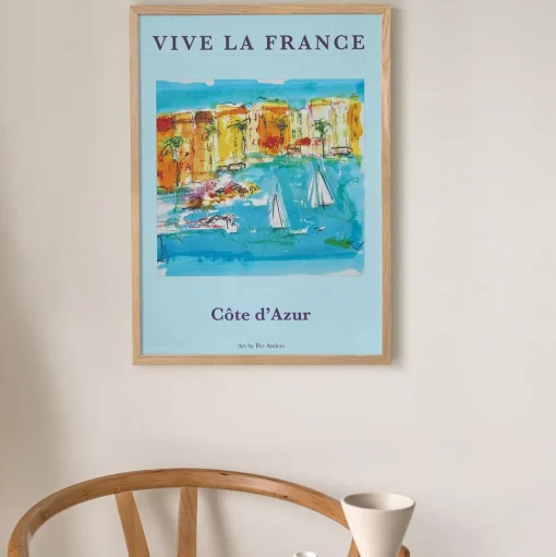 Peléton Vive La France 50x70 Plakat