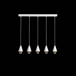 Petite Friture CHERRY LED Pendel System Lineár 5 Stk. Ekstra Lille Hvid
