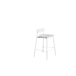 Petite Friture FROMME Barstol H65 Hvid