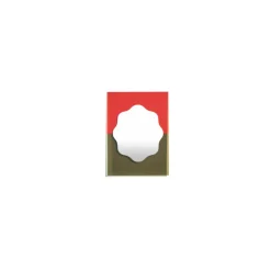 Petite Friture Wander Spejl 40x55 Vermilion/Khaki
