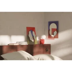 Petite Friture Wander Spejl 40x55 Vermilion/Khaki