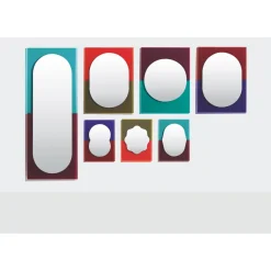 Petite Friture Wander Spejl 40x55 Vermilion/Khaki