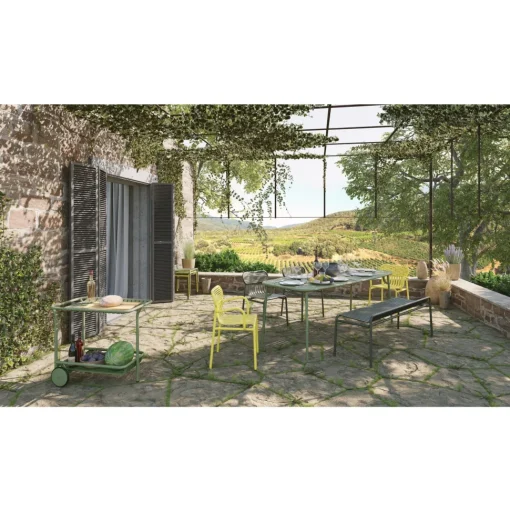 Petite Friture WEEK-END Rektangulárt Bord 85x220 Rødbrun
