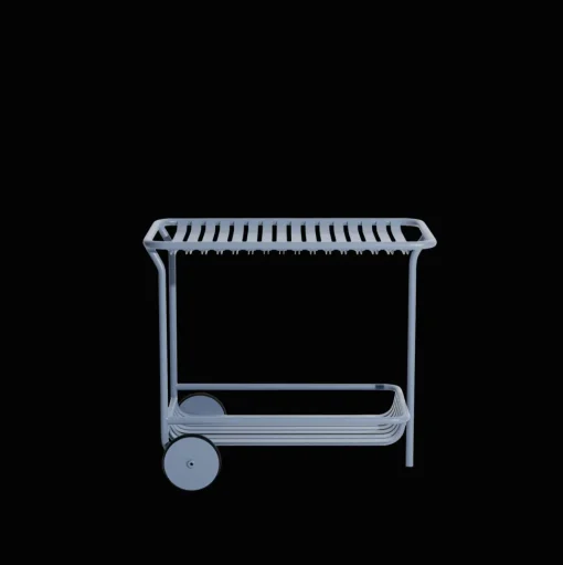 Petite Friture WEEK-END Rullevogn Blue Pigeon