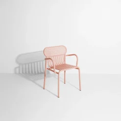 Petite Friture WEEK-END Spisebordsstol med Armlán Blush