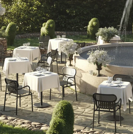 Petite Friture WEEK-END Spisebordsstol med Armlán Blush