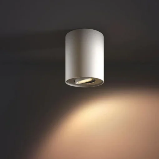 Philips Hue Pillar Single Spot Hvid excl. Dámper