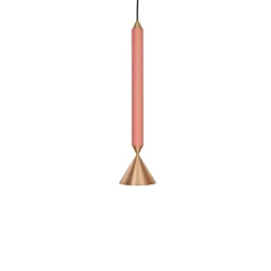 Pholc APOLLO 39 Pendel Pink/Poleret Messing