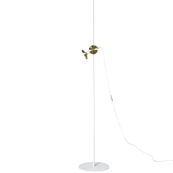 Pholc BLEND Gulvlampe Hvid/Messing