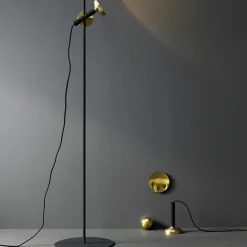 Pholc BLEND Gulvlampe Hvid/Messing