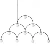Pholc Bounce 169 Pendel Sort & Hvidt Glas