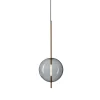 Pholc Kandinsky 30 Pendel Røget Gråt Glas & Messing
