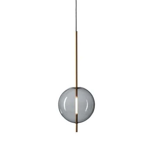 Pholc Kandinsky 30 Pendel Røget Gråt Glas & Messing