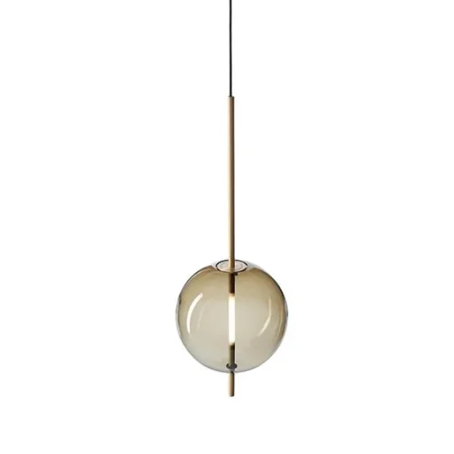 Pholc Kandinsky 30 Pendel Røget Brunt Glas & Messing