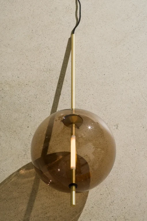 Pholc Kandinsky 30 Pendel Røget Brunt Glas & Messing