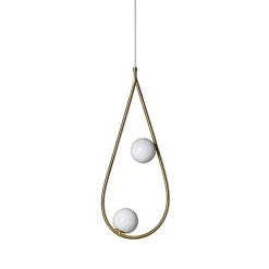 Pholc PEARLS 65 Pendel Messing/Blank Opal