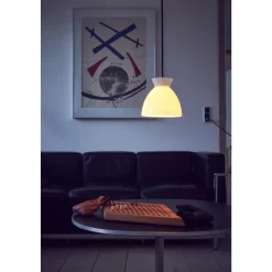 Piet Hein Bikube 290P Pendel Opal med Sort Ledning