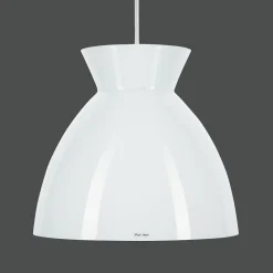 Piet Hein Bikube 290P Pendel Opal med Hvid Ledning