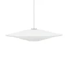 Piet Hein Sinus 330P Pendel Opal med Hvid Tekstil Ledning