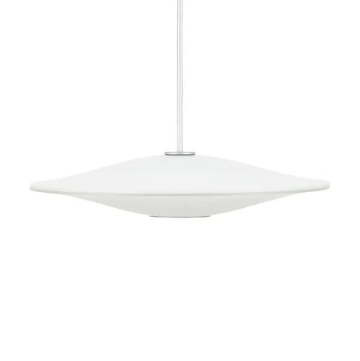 Piet Hein Sinus 330P Pendel Opal med Hvid Tekstil Ledning