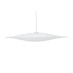 Piet Hein Sinus 550P Pendel Opal med Hvid Tekstil Ledning