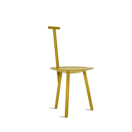 Please Wait to be Seated Spade Stol Turmeric Yellow
