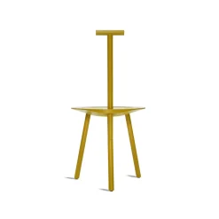 Please Wait to be Seated Spade Stol Turmeric Yellow