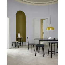 Please Wait to be Seated Spade Stol Turmeric Yellow