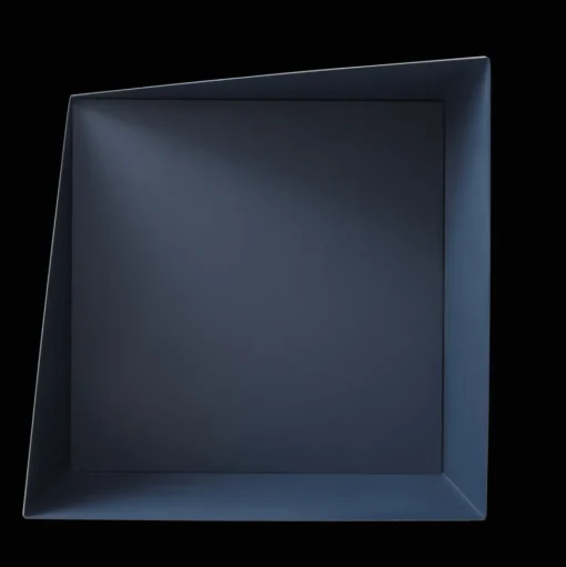Please Wait to be Seated Wall Box Hylde Navy Blue