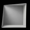 Please Wait to be Seated Wall Box Hylde Ash Grey