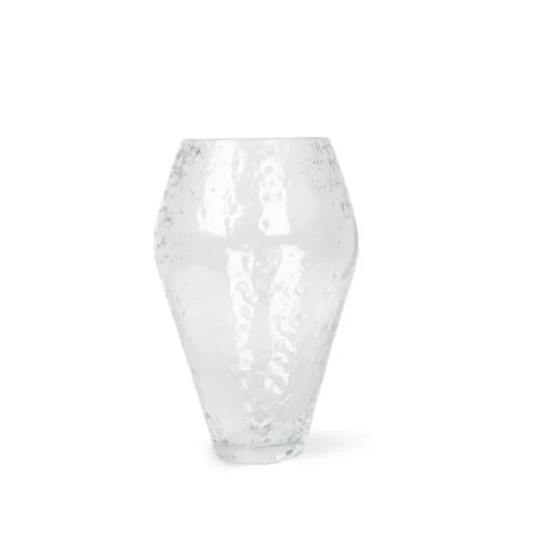 Ro Collection Crushed Glass Vase Stor Klar