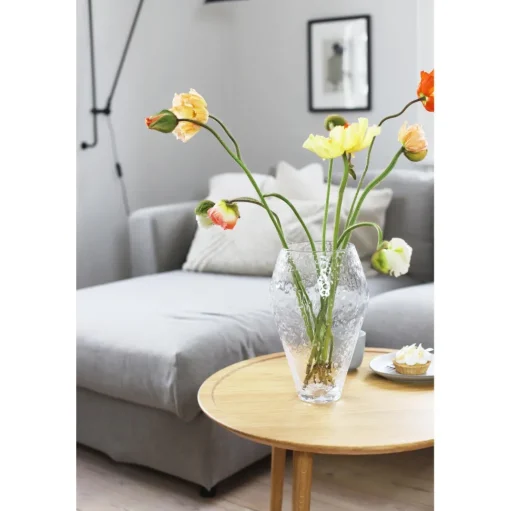 Ro Collection Crushed Glass Vase Stor Klar