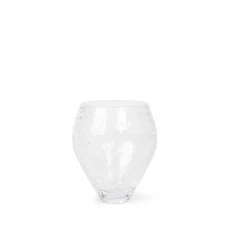 Ro Collection Crushed Glass Vase Medium Klar