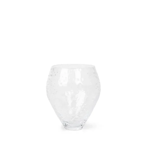 Ro Collection Crushed Glass Vase Medium Klar