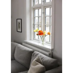 Ro Collection Crushed Glass Vase Medium Klar