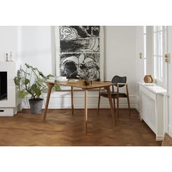 Ro Collection Salon Skrivebord 131x75 Røget Eg