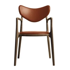 Ro Collection Salon Spisebordsstol Polstret Røget Eg/Calvados Láder
