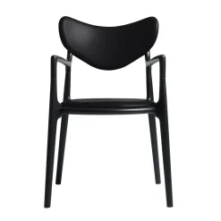 Ro Collection Salon Spisebordsstol Polstret Sortlakeret Bøg/Sort Láder