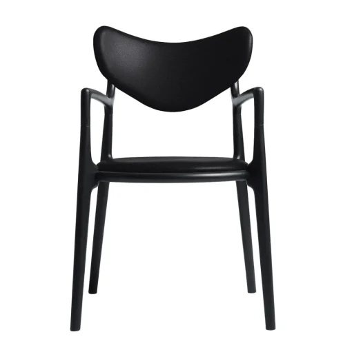 Ro Collection Salon Spisebordsstol Polstret Sortlakeret Bøg/Sort Láder