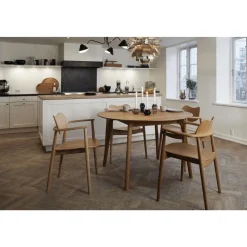 Ro Collection Salon SpisebordØ120 Røget Eg