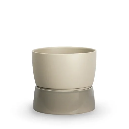 Ro Collection Two Tone Planter Krukke Stor Dune Grey