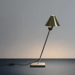 Santa & Cole Gira Bordlampe Messing