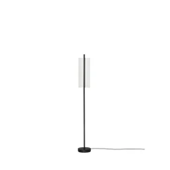 Santa & Cole Lámina 45 Gulvlampe Hvid/Sort