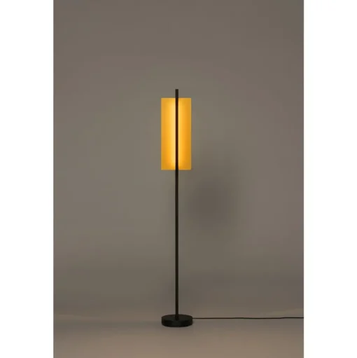 Santa & Cole Lámina Dorada 45 Gulvlampe Guld/Sort
