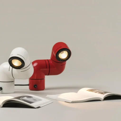 Santa & Cole Tatu Bordlampe Hvid
