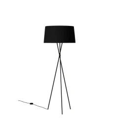 Santa & Cole Trípode G5 Gulvlampe Sort