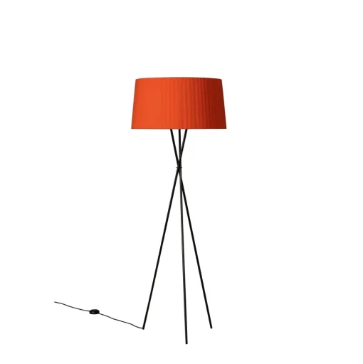 Santa & Cole Trípode G5 Gulvlampe Red-amber