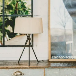 Santa & Cole Trípode M3 Bordlampe Sort