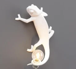 Seletti Chameleon Going Up Váglampe Hvid