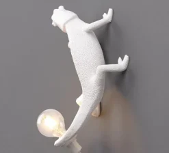 Seletti Chameleon Going Up Váglampe Hvid
